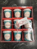 Cupcakes & Cartwheels | Holiday Hot Cocoa Set in Gift Box, 9 Natural Flavors