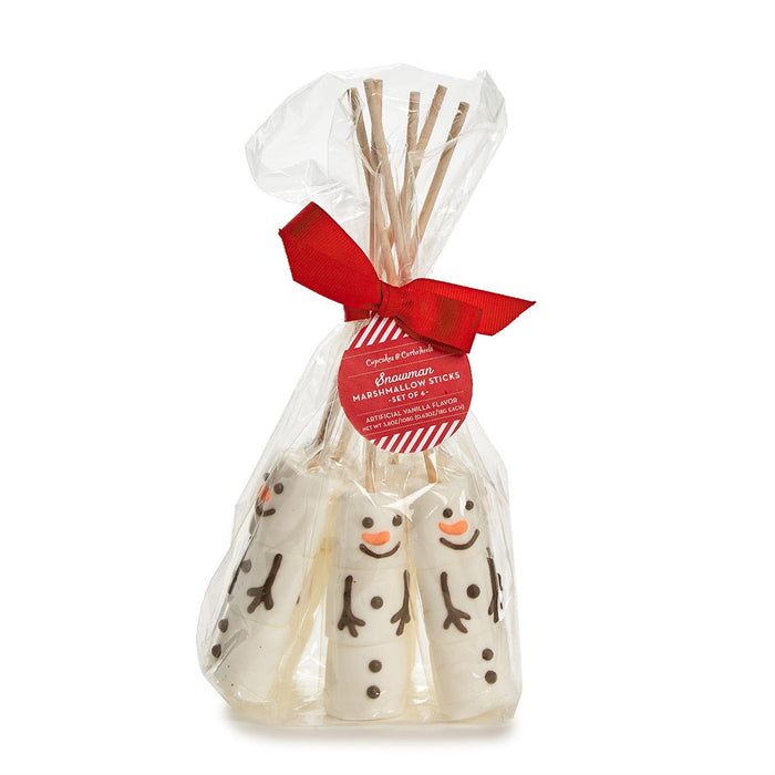 Cupcakes & Cartwheels | Marshmallow Snowman Sticks, Set of 6