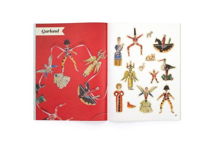 example pages showing garland crafts