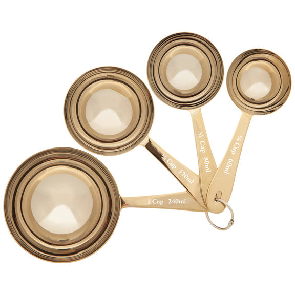 Danica Heirloom | Gold Measuring Cups, Set of 4