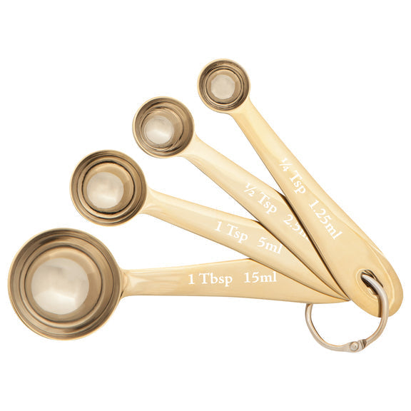 Danica Heirloom | Gold Measuring Spoons, Set of 4