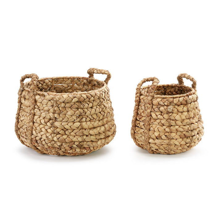 Demdaco | Braided Baskets w/Handles Set of 2