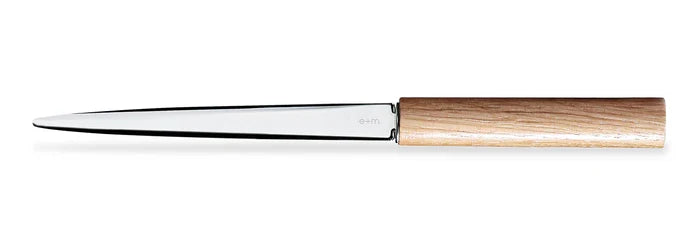 E + M Maximo Letter Knife in Light Oak