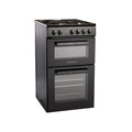 Electric Twin Cavity Cooker 93L 4 Zone Solid Plate Hob Black