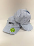 Embroidered Toddler Seersucker Ball Cap, Big Brother