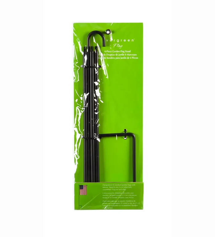 Evergreen| 4 piece Garden Flag Stand