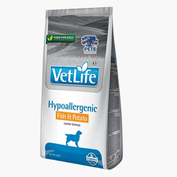 Farmina Vet Life Hypoallergenic Fish & Potato Canine Formula Dog Food 2 Kg