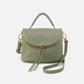 Fern Top Handle Satchel, Watercress