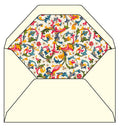 Fiorenza Lined Envelopes  comes in a box of 100 or a package of 10. The liner features a classic Florentine pattern.3.54 by 5.51inches (9 by 14 cm.) in size.