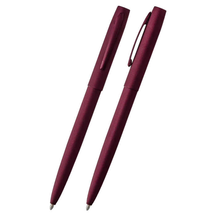 image of BLACK CHERRY CERAKOTE® CAP-O-MATIC SPACE PEN- front and side views