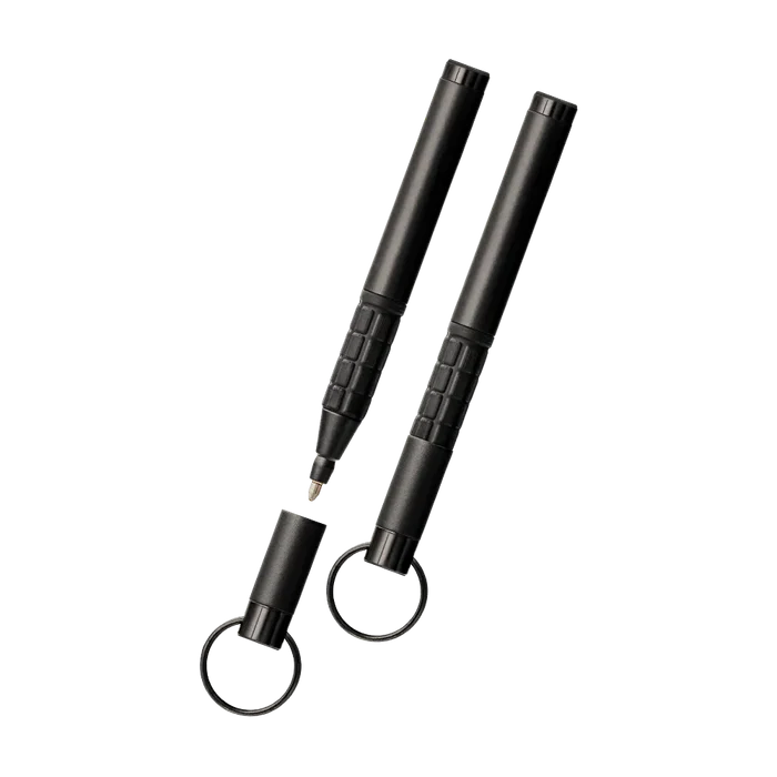 image of Fisher Space Pen- Matte Black Trekker open