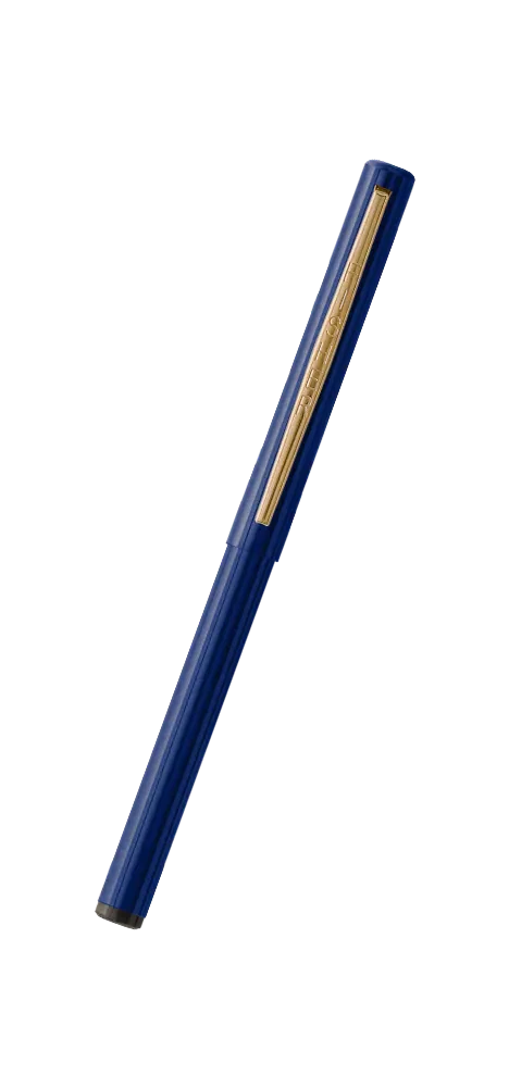 image of Fisher Stowaway Ballpoint- Blue with Clip