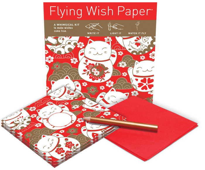Flying Wish Paper- Lucky Cats