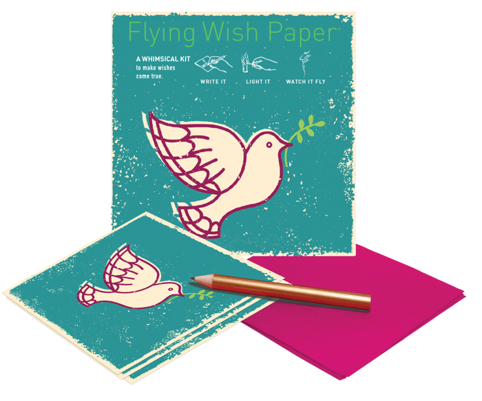 Flying Wish Paper- Peace Dove