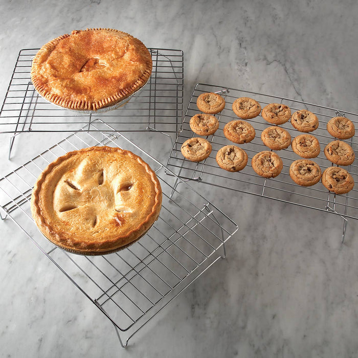 Fox Run Stackable Cooling Rack Set, 3-Piece, 14" X 10"