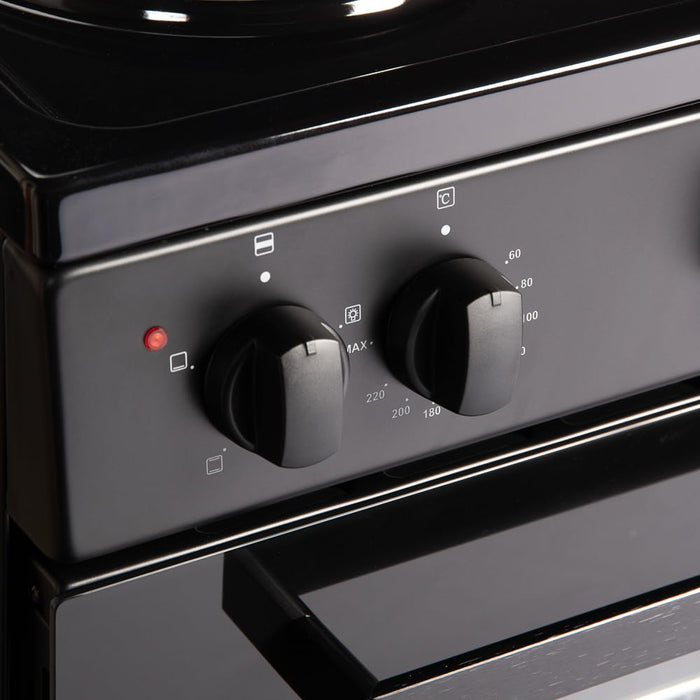 Freestanding Electric Cooker 62L 50cm Black