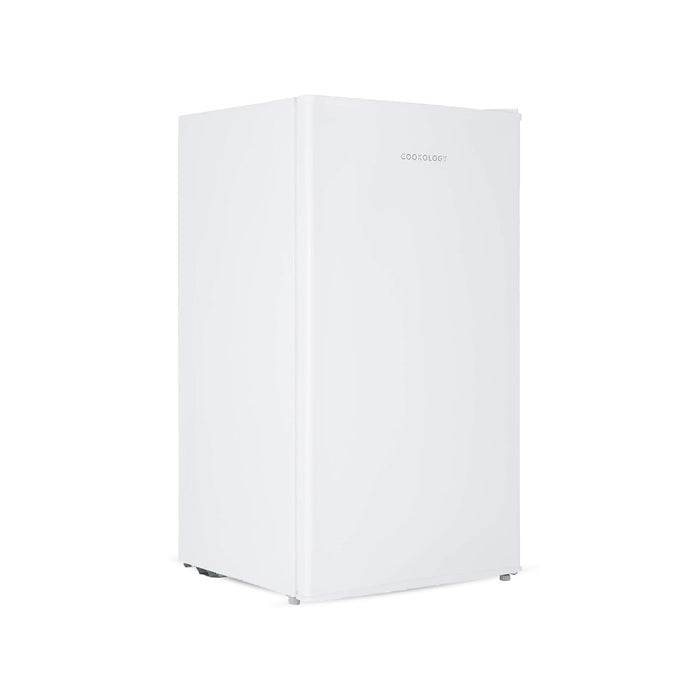 Freestanding Under Counter Fridge 93L Reversible Door Black
