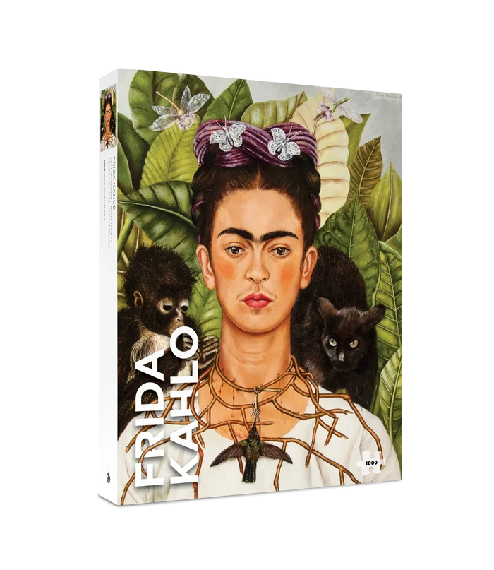 Frida Khalo Self-Portrait with Thorn Necklace 1000 Piece Puzzle