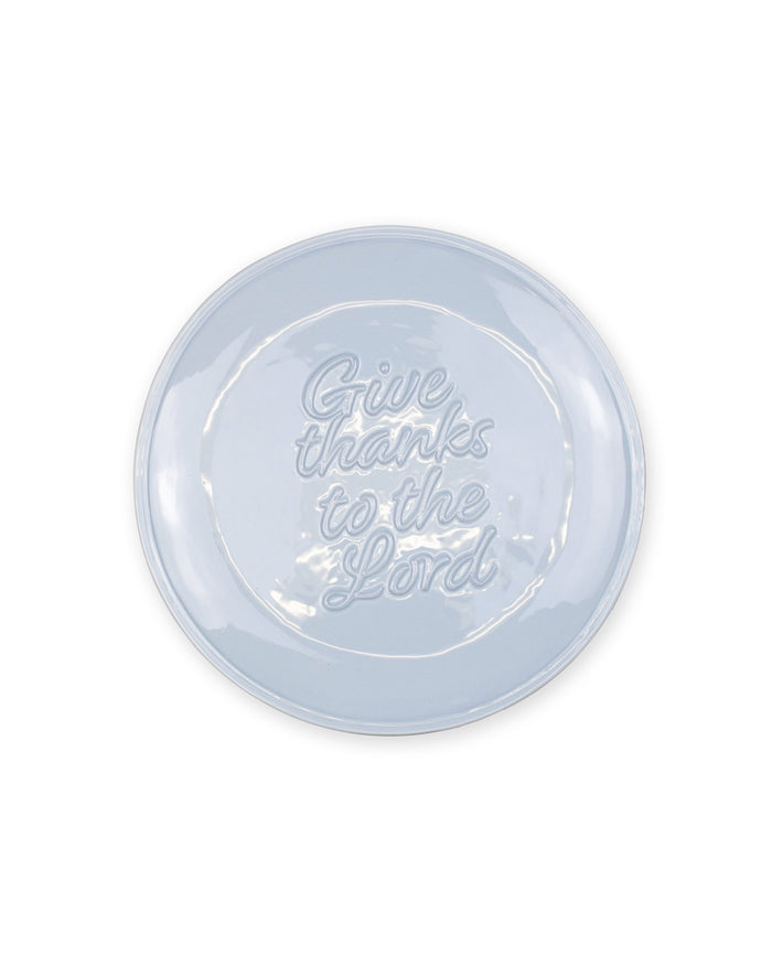 Give Thanks to the Lord Round Platter