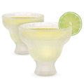 Glass Freeze Cooling Margarita Glasses