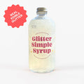 Glitter Simple Syrup, 16 Fl oz with Edible Glitter