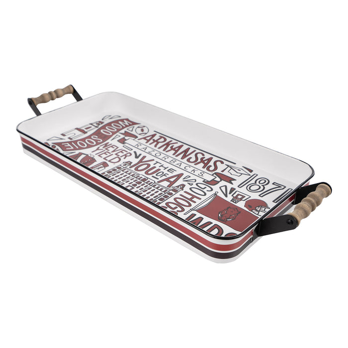 Glory Haus | Arkansas Collage Enamel Tray