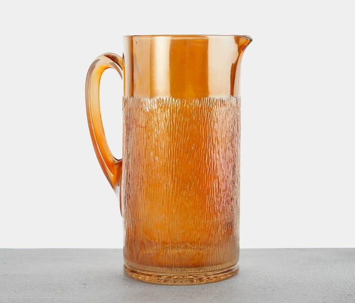 vintage gold Pitcher and Glasses set