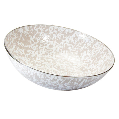Golden Rabbit | Taupe Swirl Catering Bowl