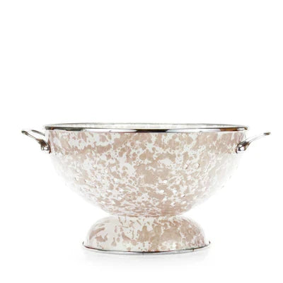 Golden Rabbit | Taupe Swirl Large Colander