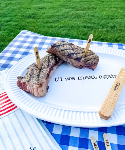 Grill Platter & Marker Set