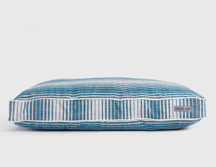 Hampton Navy Rectangular Pillow Bed