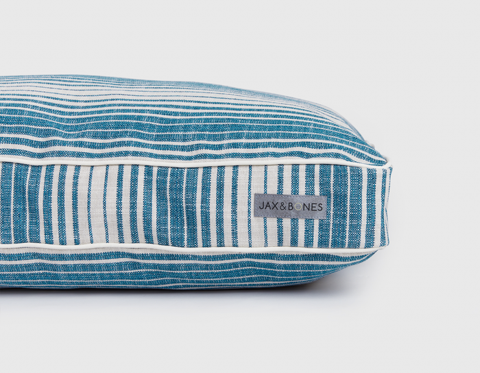 Hampton Navy Rectangular Pillow Bed