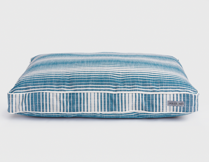 Hampton Navy Rectangular Pillow Bed