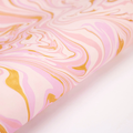 Handmade marbled paper "free spirit" champagne with pinks and gold- detail