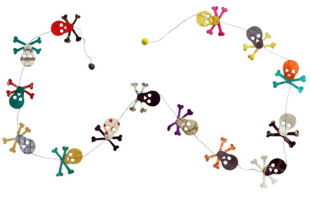 Argh! Pirates!  The Jolly Roger was used by pirates as a protective talisman.  Now you can have them hanging in your home or office.