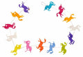 Handmade Lokta Paper Garland- Unicorn
