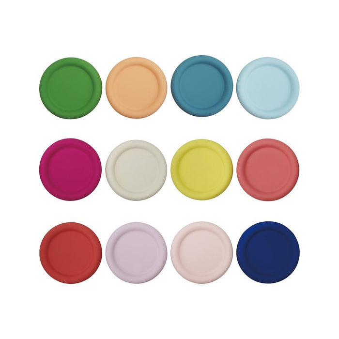 Hazel Mazel | 4" Round Stoneware Coaster, Assorted Colors