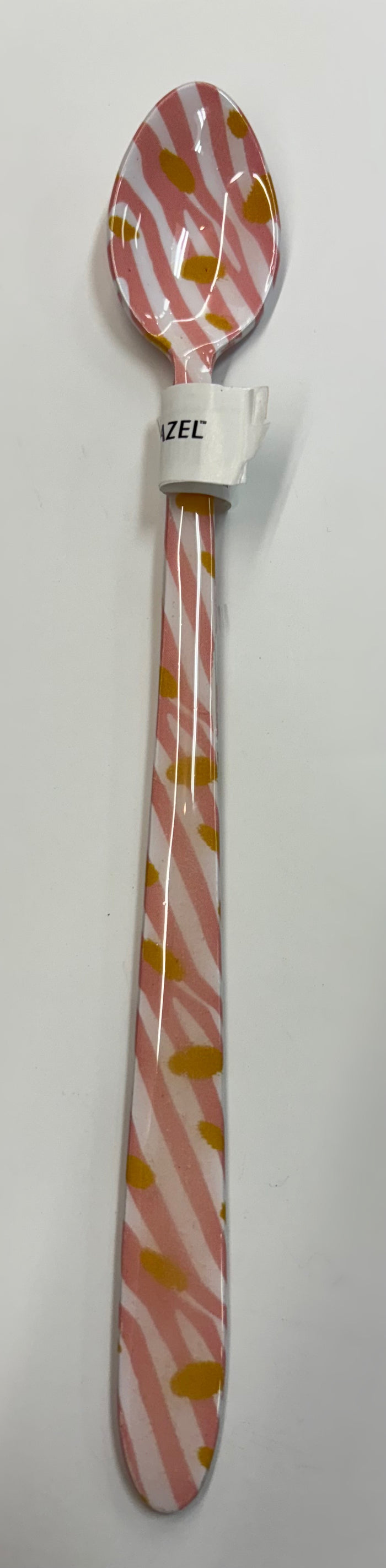 Hazel Mazel | Enameled Stainless Steel Cocktail Spoon, Assorted Patterns