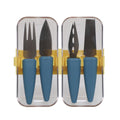 Hazel Mazel | Stainless Steel & Plastic Cheese Knives w/Container