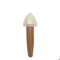Hazel Mazel | Wood & Silicone Citrus Reamer, Cream