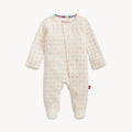 Heart & Bow Pointelle Magnetic Footie