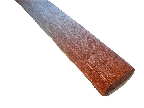 Heavyweight Crepe Paper- Metallic Nuanced Copper and Silver
