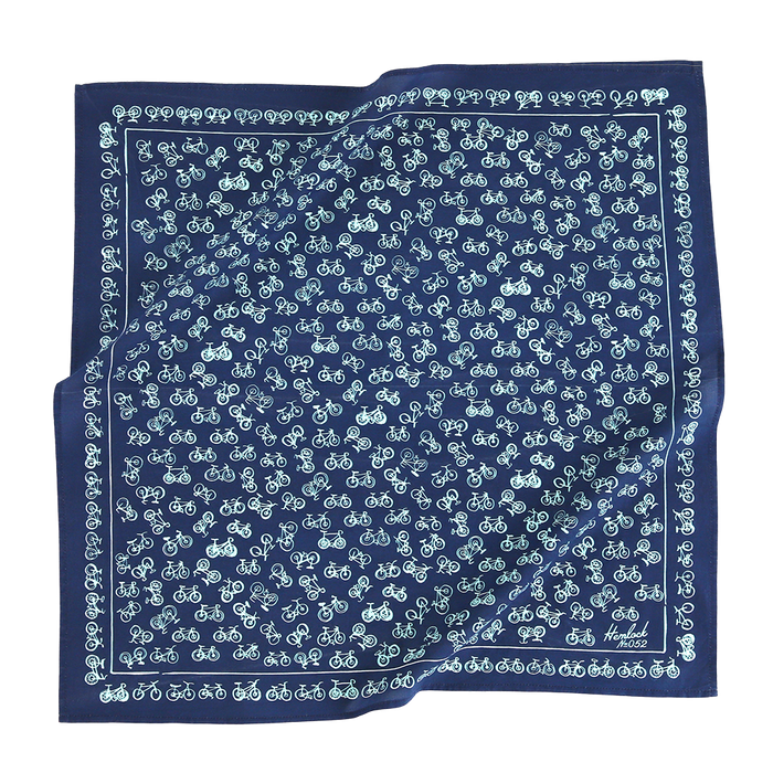 All Hemlock Goods Bandanas measure 23 x 23 inches.