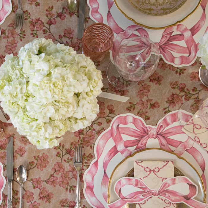 Hester & Cook | Pink Cherry Blossom Runner, 30" x 18'
