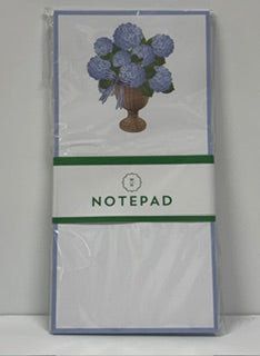 Hydrangeas Urn List Notepad