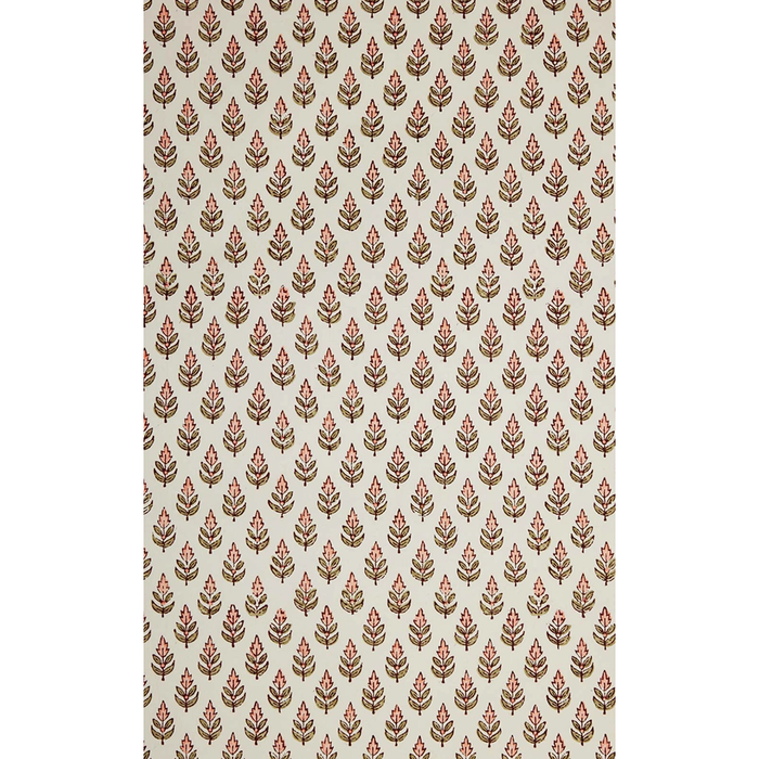 Sheet of paper with a floral repeat pattern