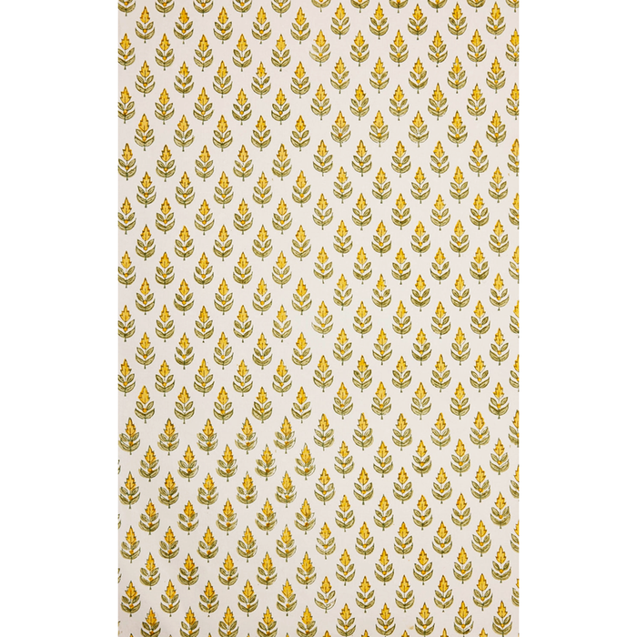 Paper with a repeat flower and leaf pattern - full sheet