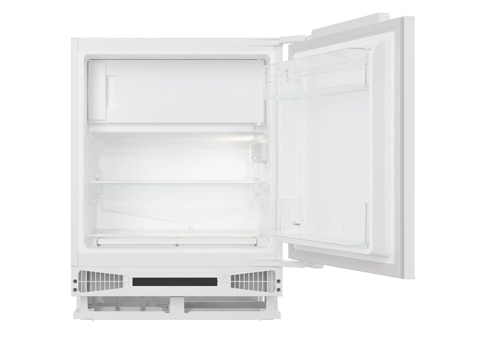 Integrated Undercounter Fridge 135L Adjustable Shelves LED Display White