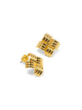 Interwoven Ridged Stud Earring, Assorted Styles