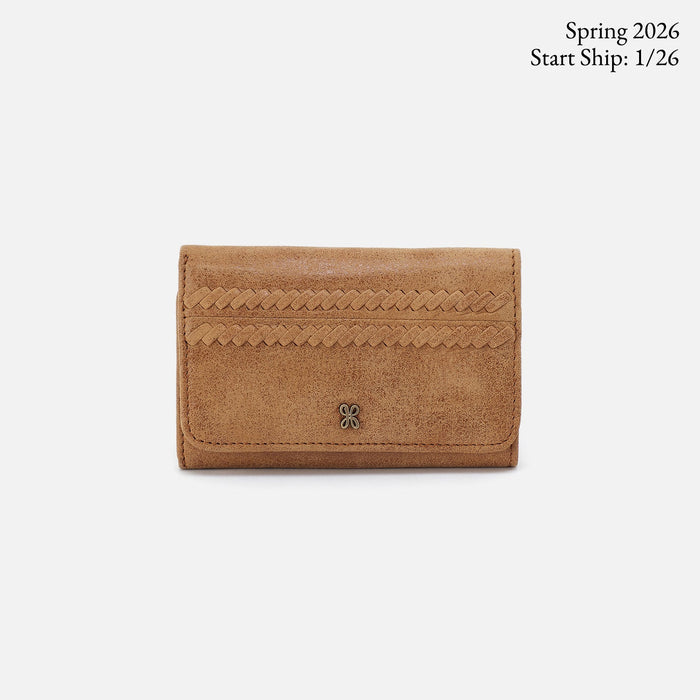 Jill Trifold Wallet, Whiskey